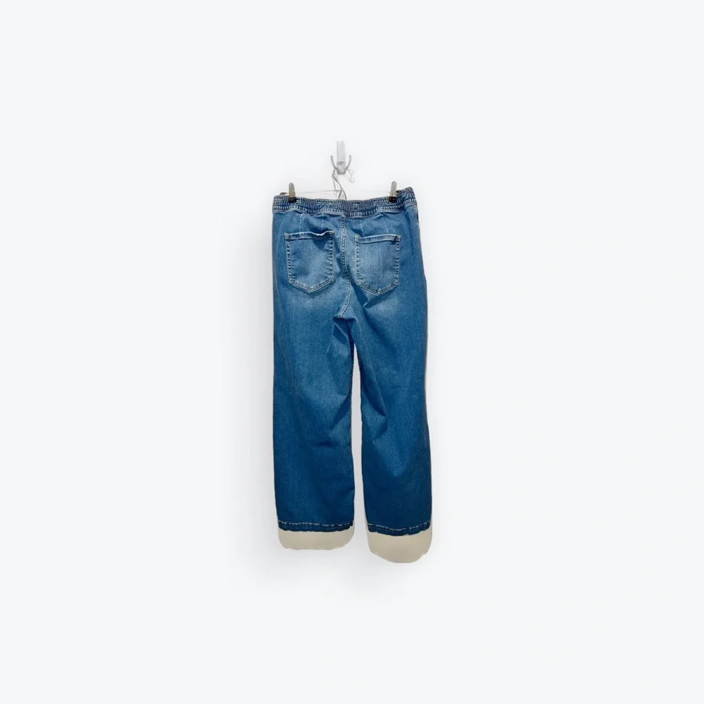 Lane Bryant Women's Blue Wide Leg Jeans - Picture 4 of 9